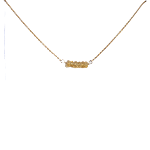 Citrin Halskette