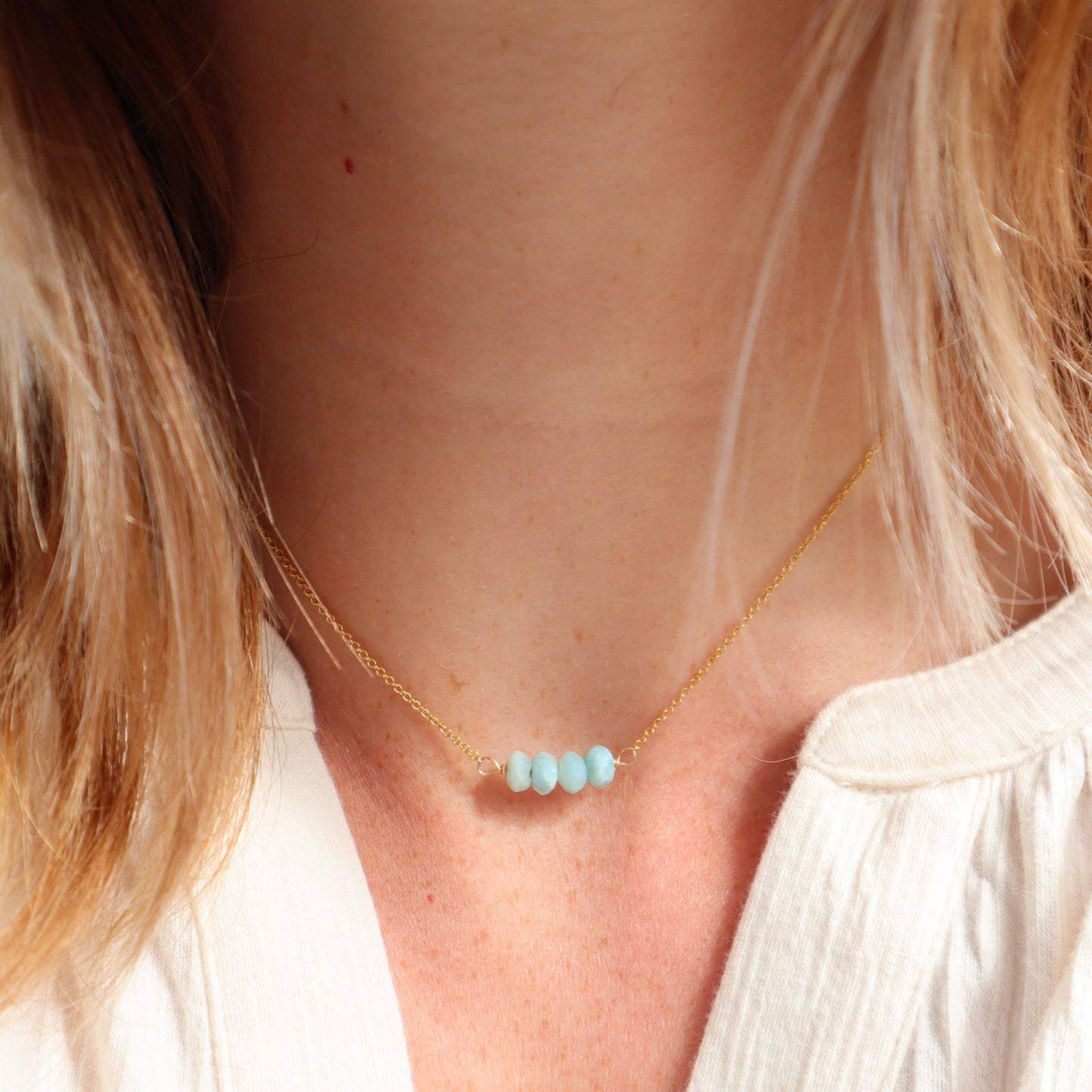 Larimar Halskette