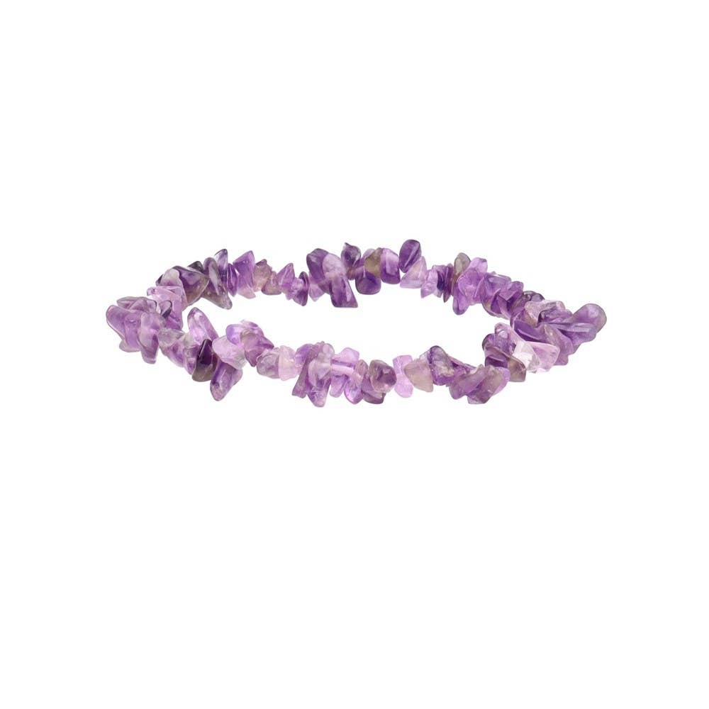 Mini Chips Amethyst Armband