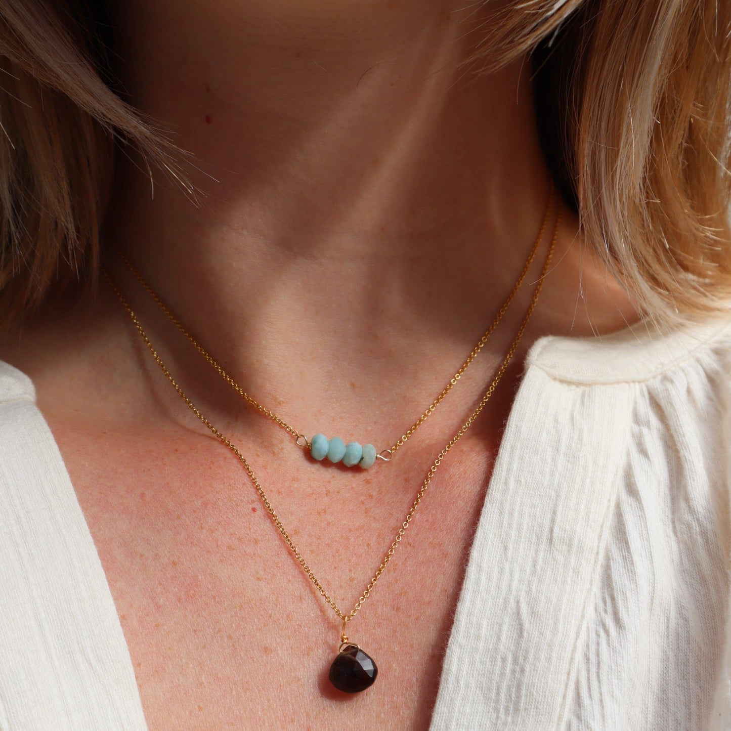 Larimar Halskette