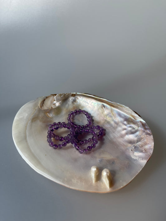 Amethyst Kugelring