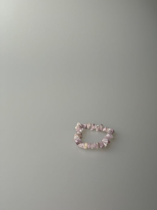 Kunzit Splitterarmband