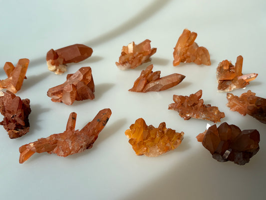 Mandarinenquarz - Cluster