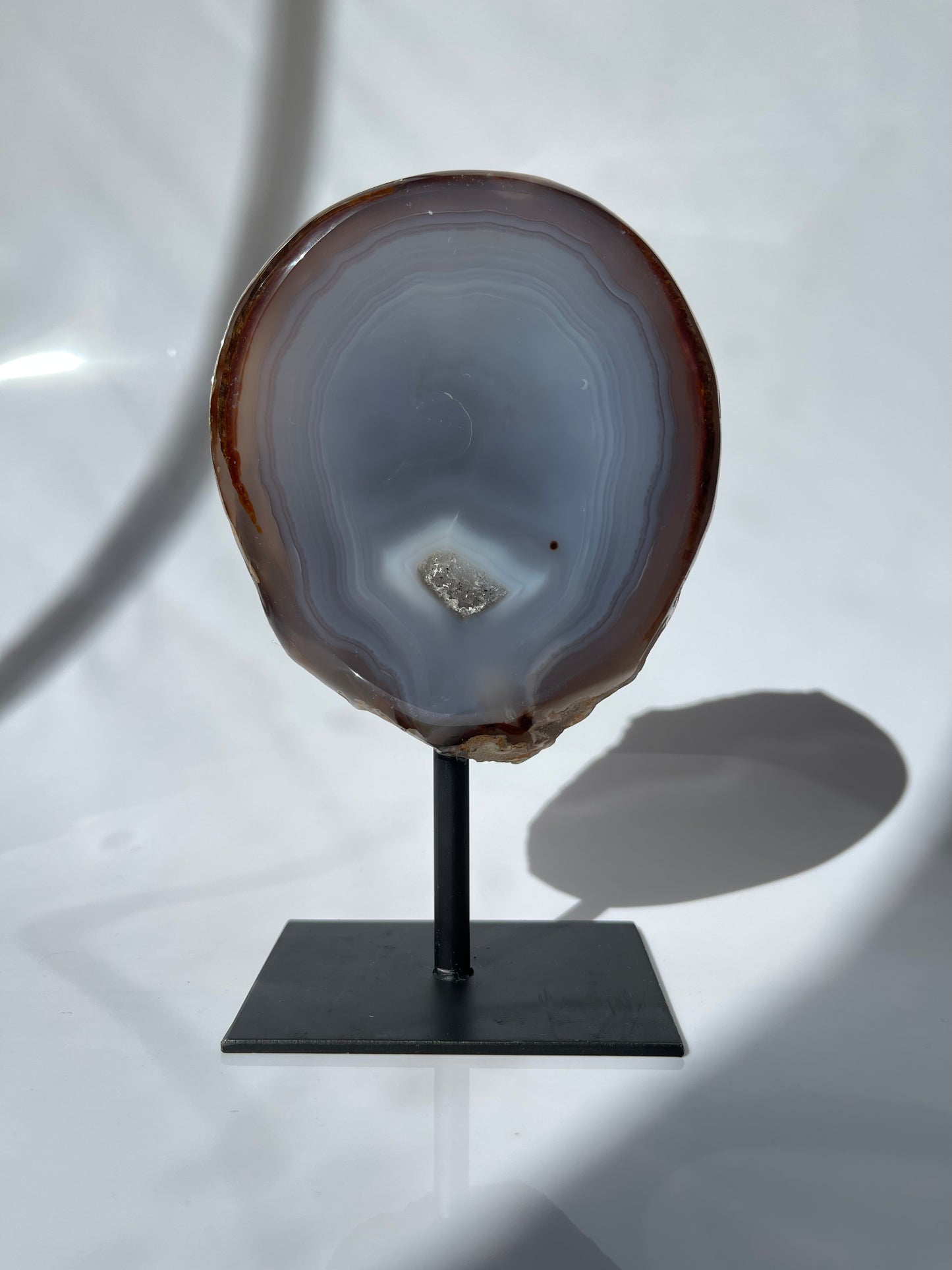 Achat-Pin mit Mini-Druse