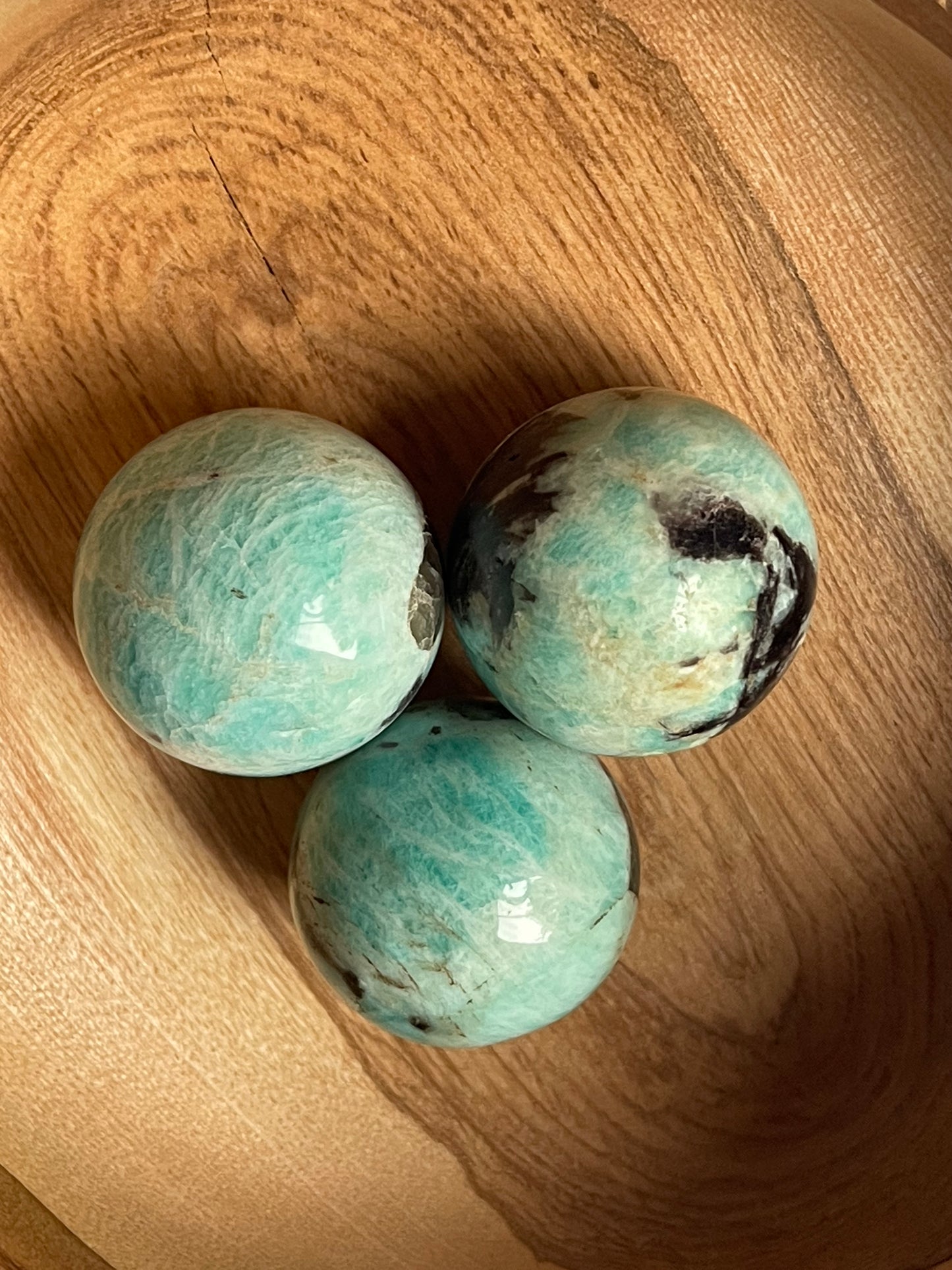 Grüne Amazonit-Kugel