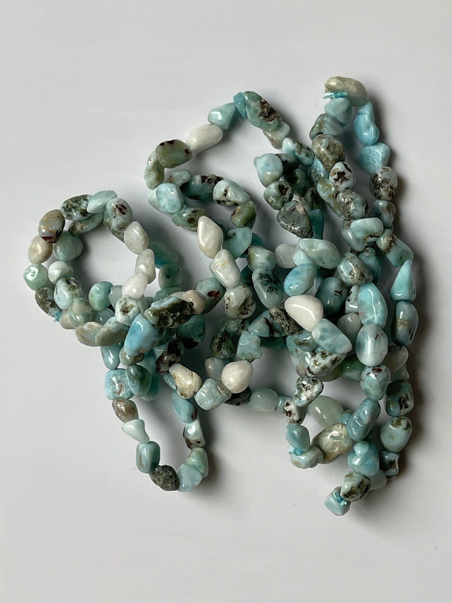 Mini Tumble Larimar-Armband
