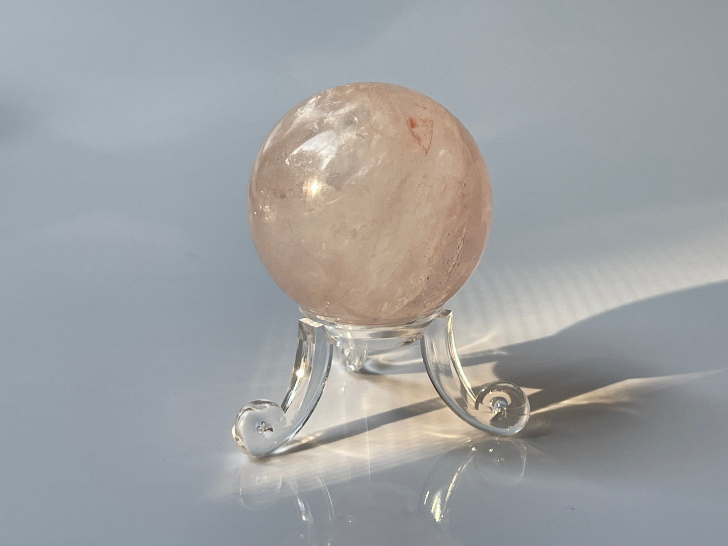 Rosenquarz Kugel