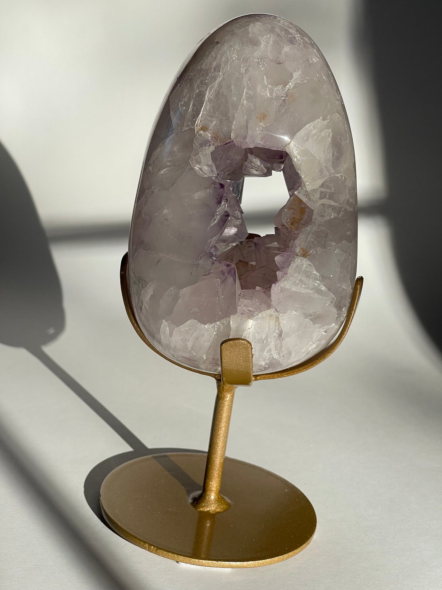 Amethyst Drusen Ei auf Ständer