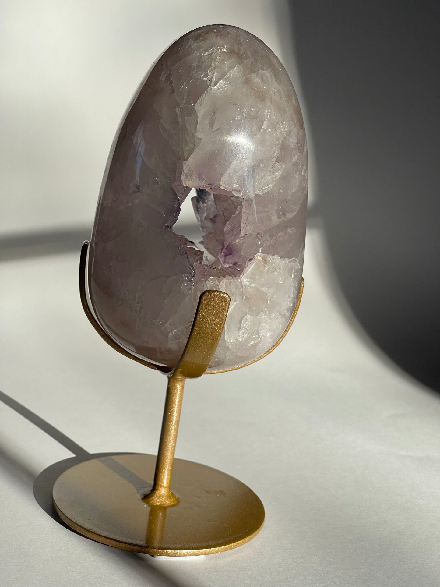 Amethyst Drusen Ei auf Ständer