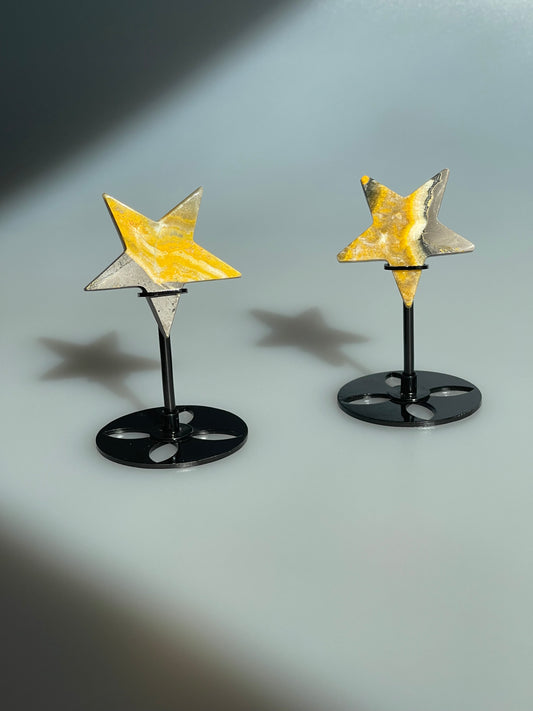 Bumblebee-Jaspis in Sternform