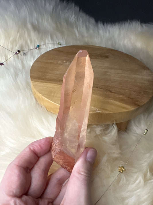 Pink Skin Crystal Cluster medium