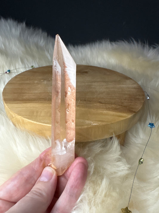 Pink Skin Crystal Cluster small