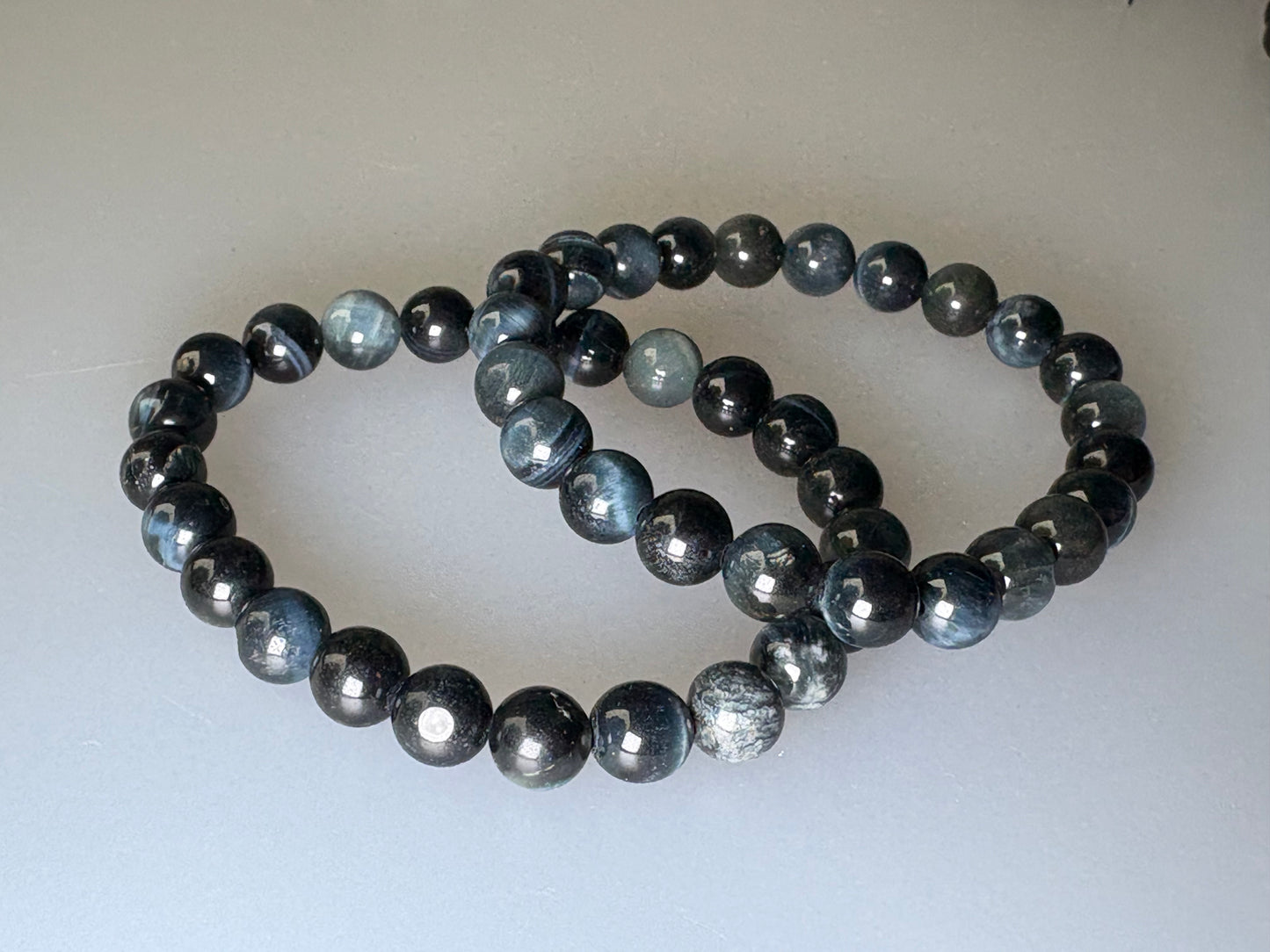 Blaues Tigerauge Armband