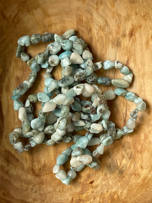 Mini Tumble Larimar-Armband
