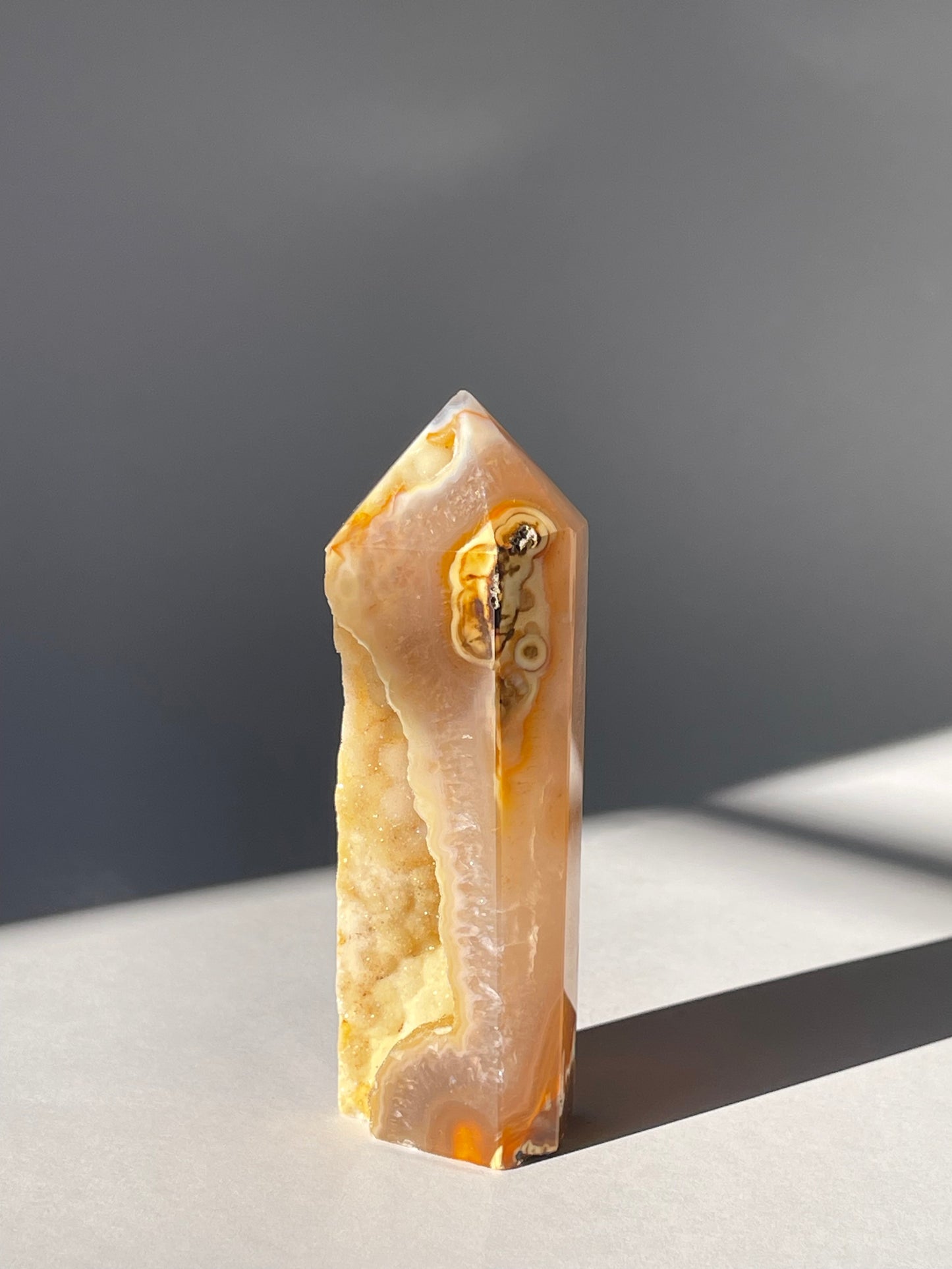 Achat Turm Obelisk [AT10] aus Brasilien