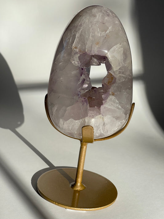 Amethyst Drusen Ei auf Ständer