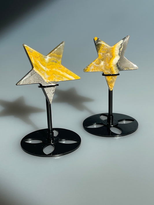 Bumblebee-Jaspis in Sternform